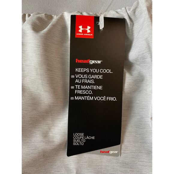Under Armour Women's HeatGear Thermal Athletic Shorts Gray Small NWT - Picture 6 of 7